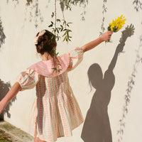 Bonjour Diary Vanilla Strawberry Jacquard Tunic