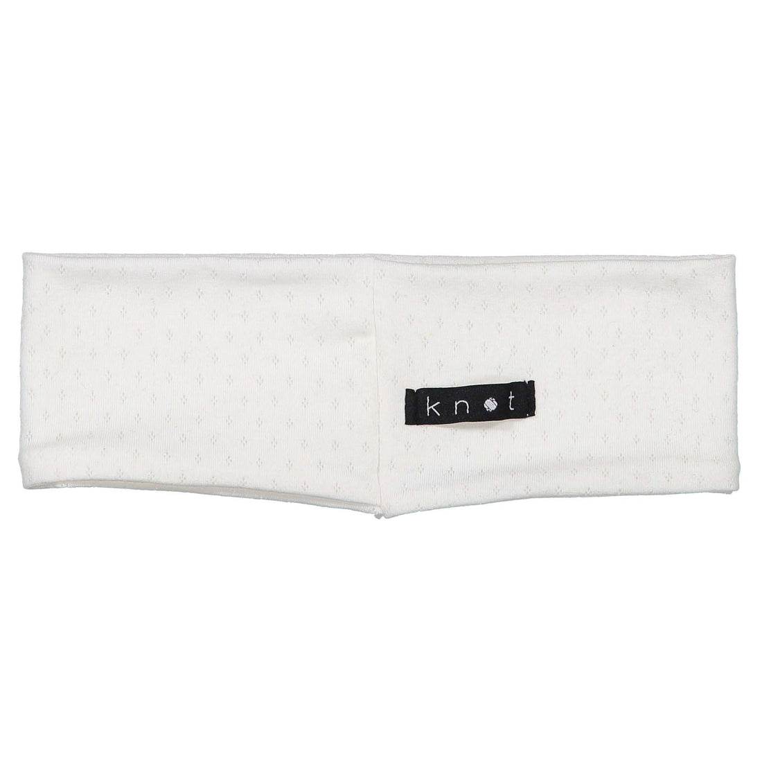 Knot Hairbands Pointelle Headwrap // Cream