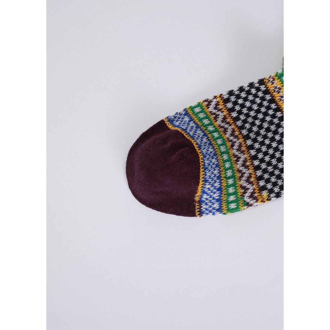JNBY Green Herringbone Socks