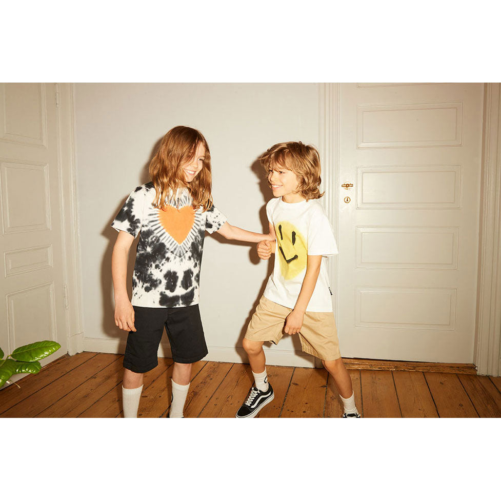 Molo Yellow Happy Roxo Tee