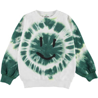 Molo Green/White Tie Dye Magni Sweatshirt