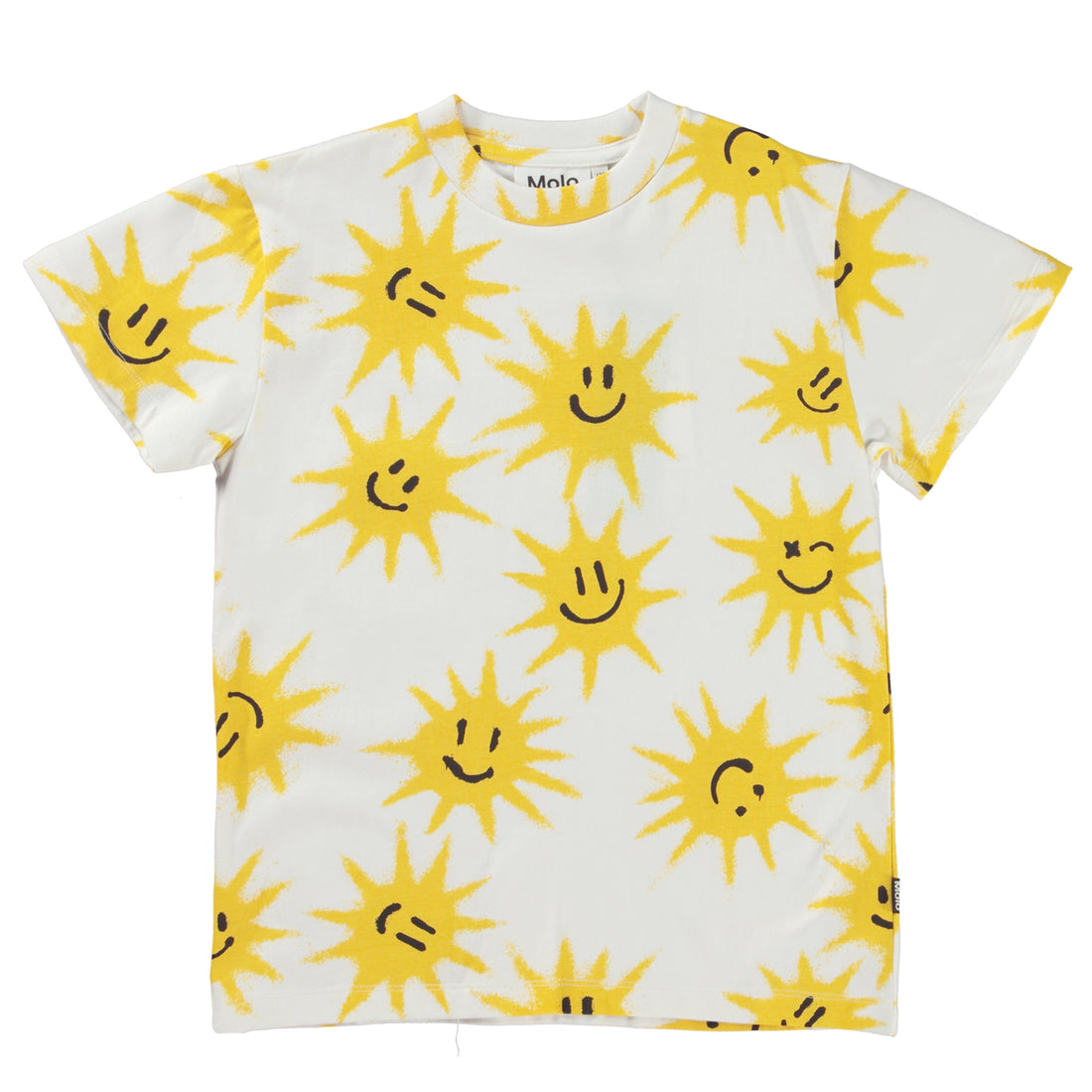 Molo Happy Suns Roxo Short Sleeves Tee