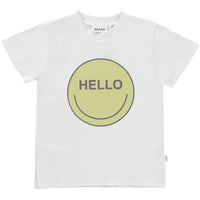 Molo Hello Smile Roxo Short Sleeves Tee