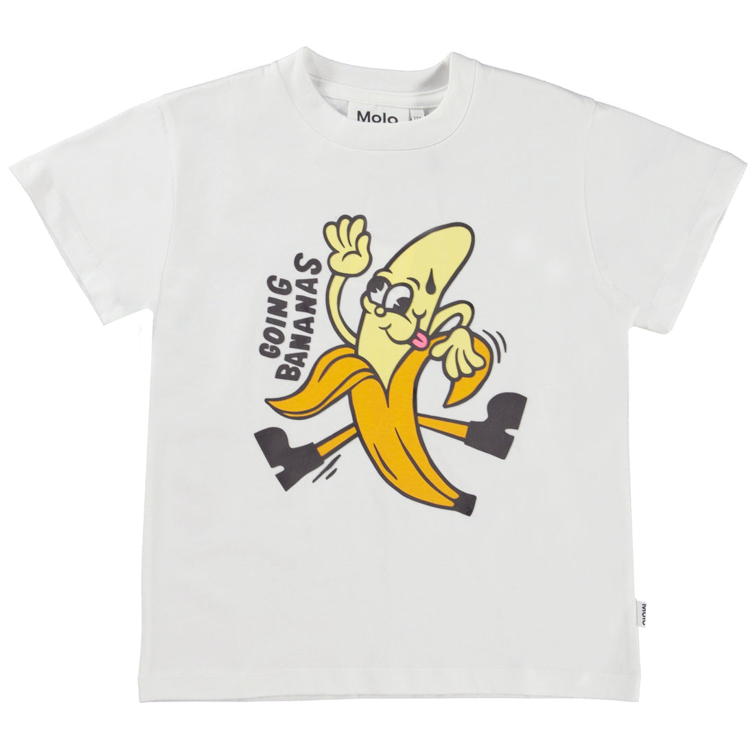Molo Going Bananas Roxo Short Sleeves Tee