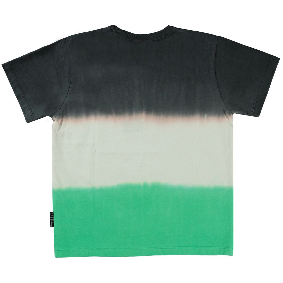 Molo Green Stripe Dye Riley Short Sleeves Tee
