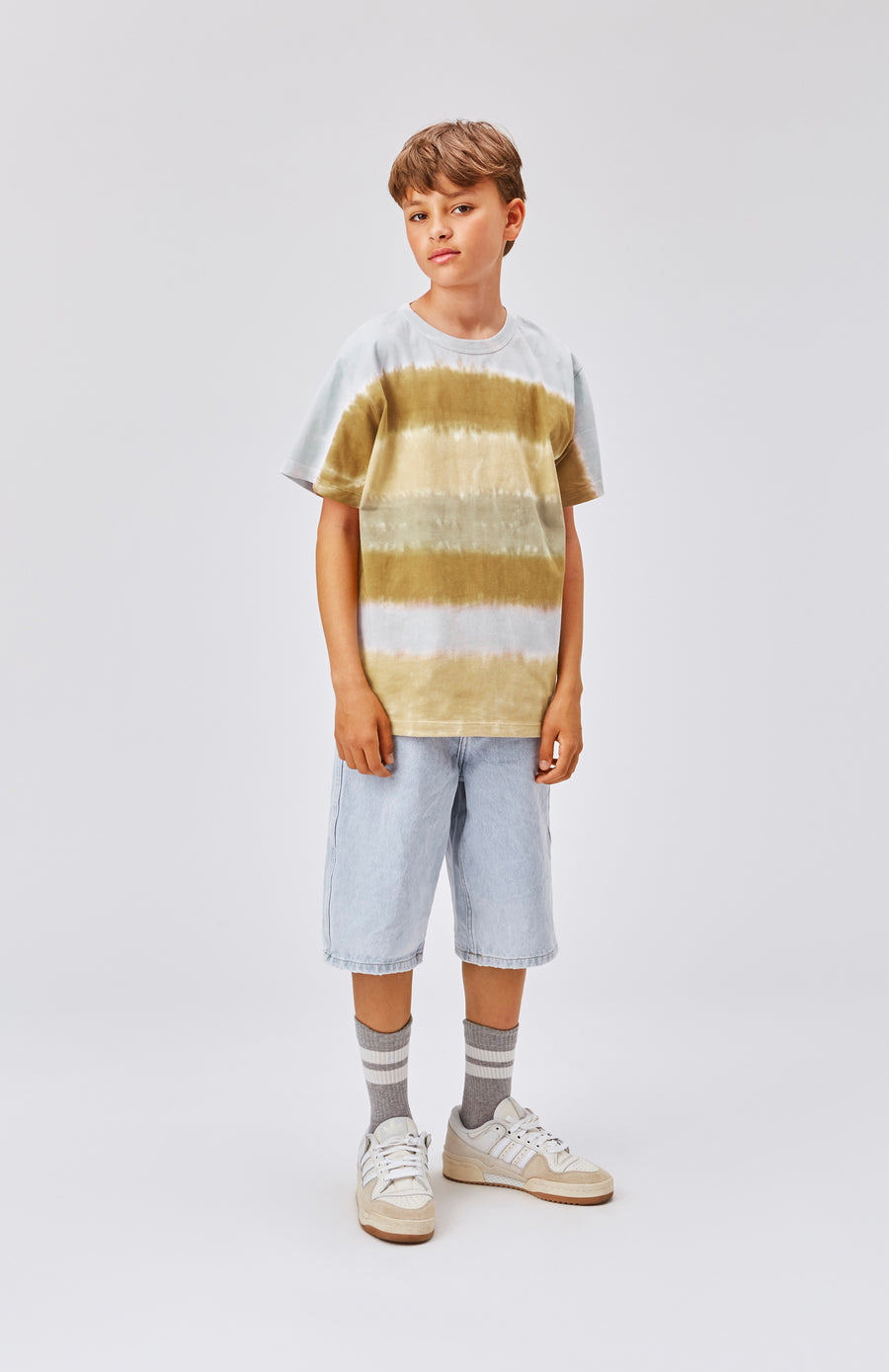 Molo Stripy Dye Riley Short Sleeves Tee