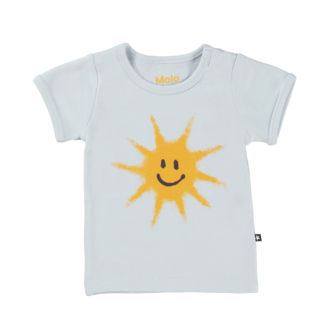 Molo Iced Blue Easy Short Sleeves Tee
