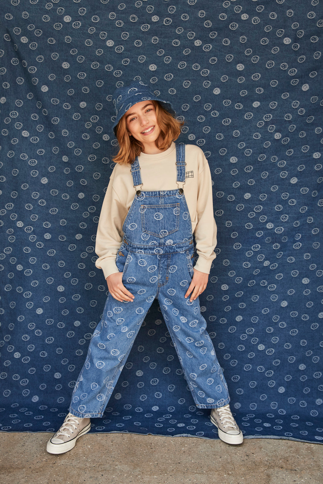 Molo Blue Happiness Aer Overalls