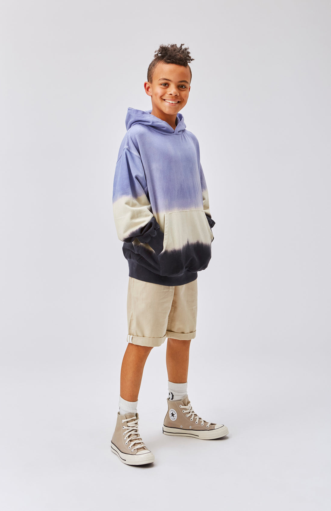 Molo Purple Stripe Dye Maxx Hoodie