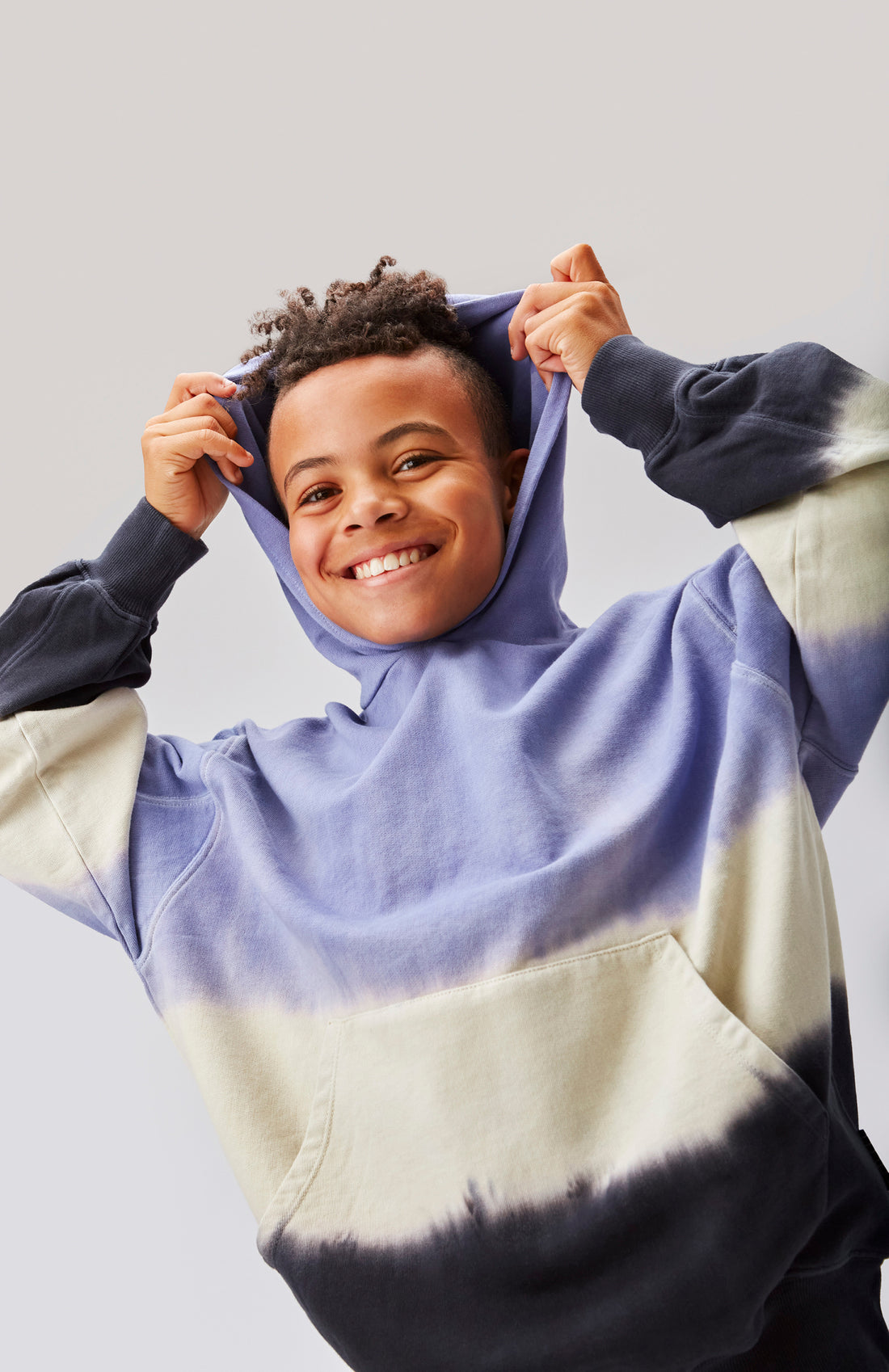 Molo Purple Stripe Dye Maxx Hoodie