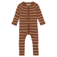 Molo Tawny Stripe Farley Babysuits