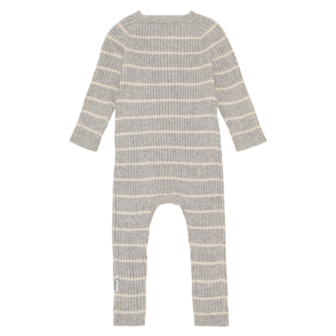 Molo Grey Stripe Farley Babysuits