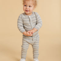 Molo Grey Stripe Sigmund Pants