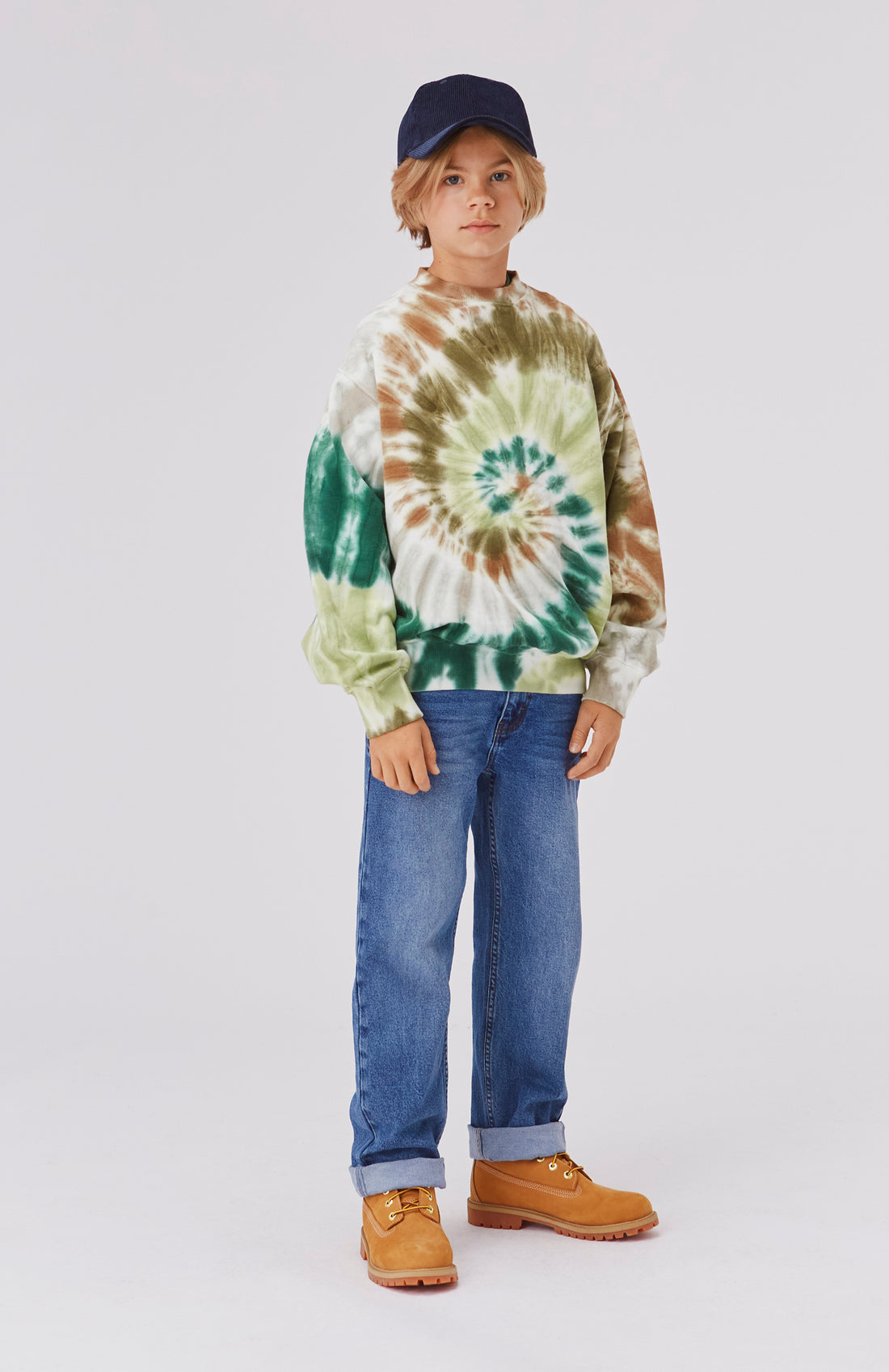 Molo Green Swirl Monti Sweatshirt