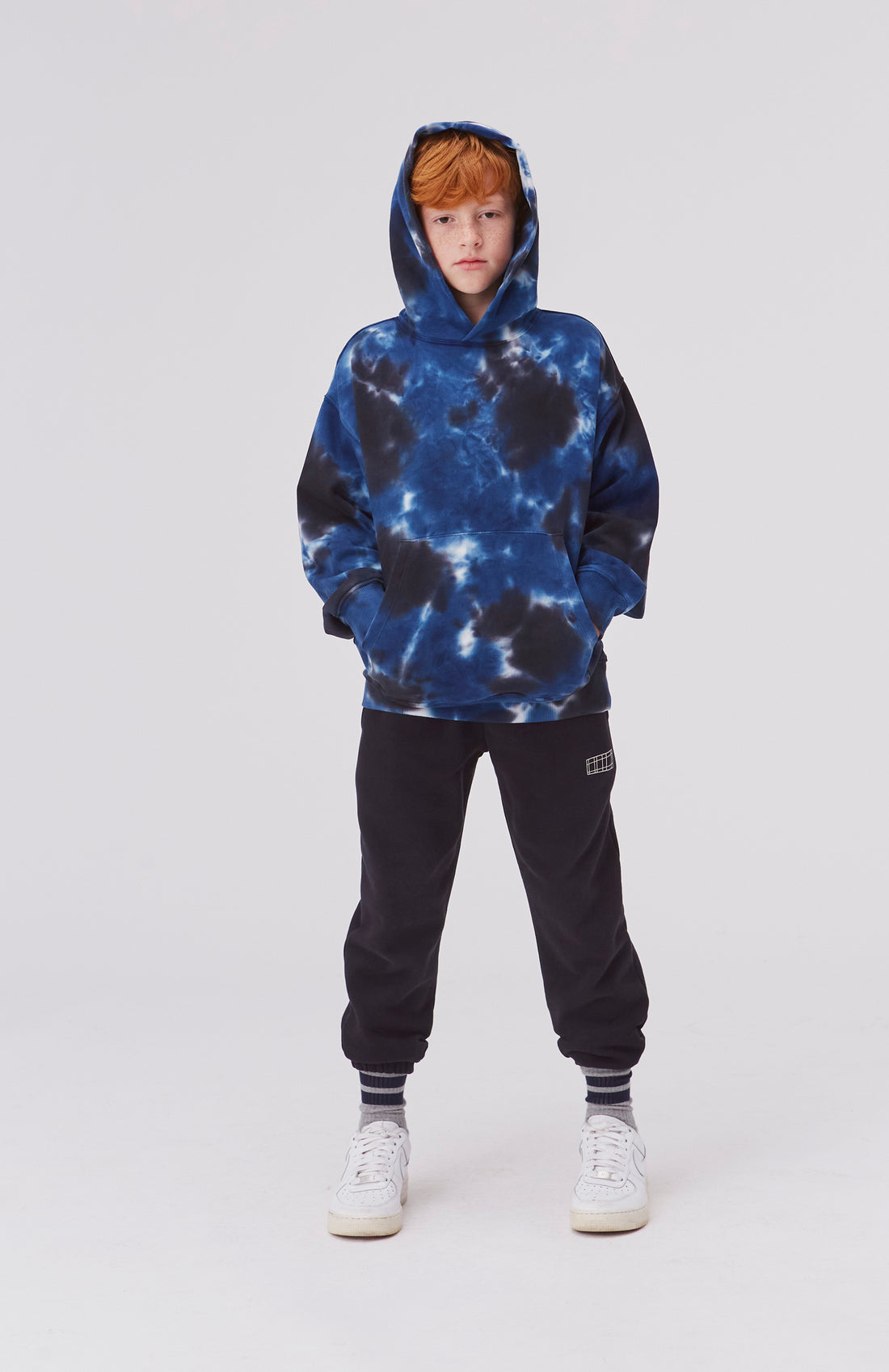 Molo Black Blue Dye Matt Sweatshirt