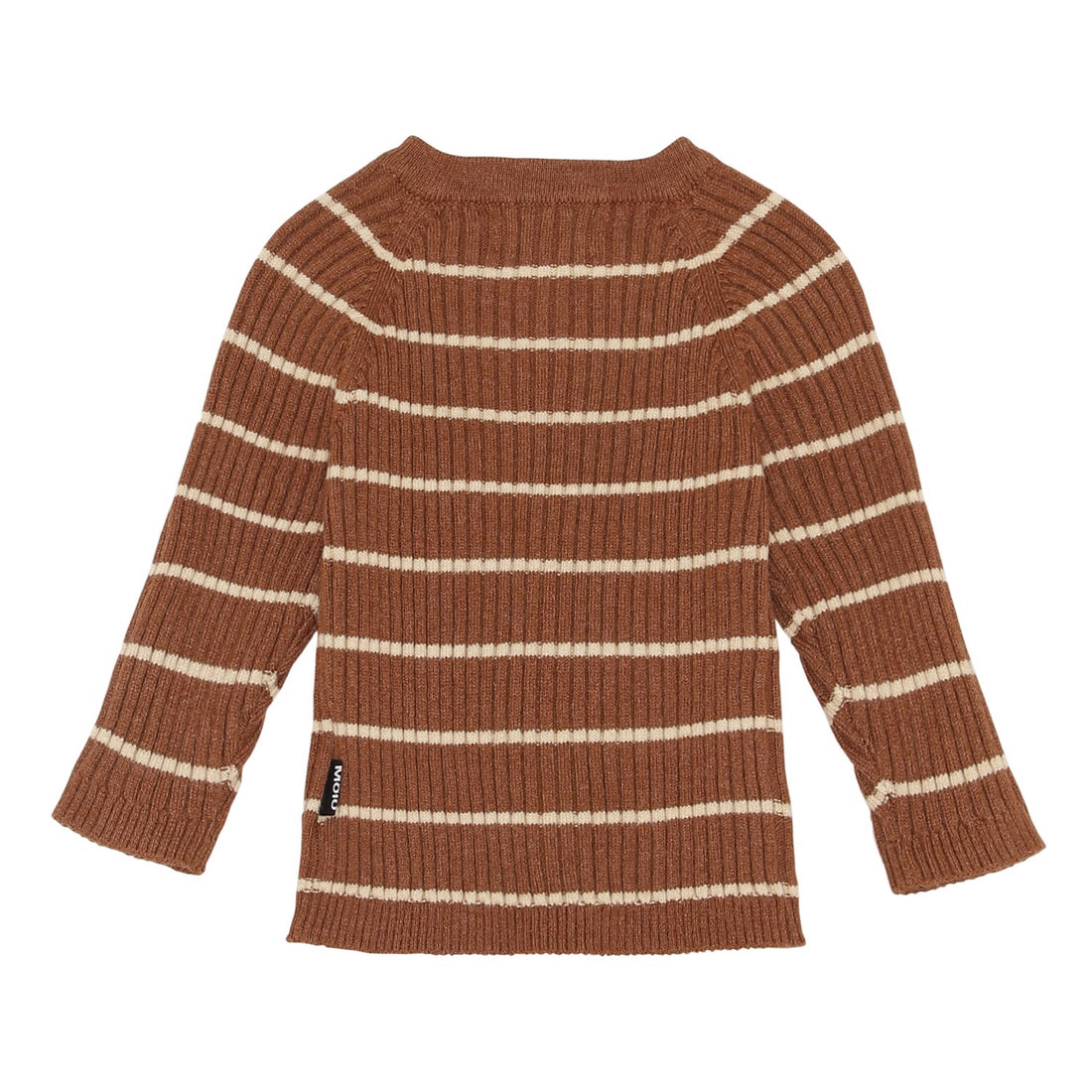Molo Tawny Stripe Bendix Cardigan