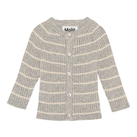 Molo Grey Stripe Bendix Cardigan