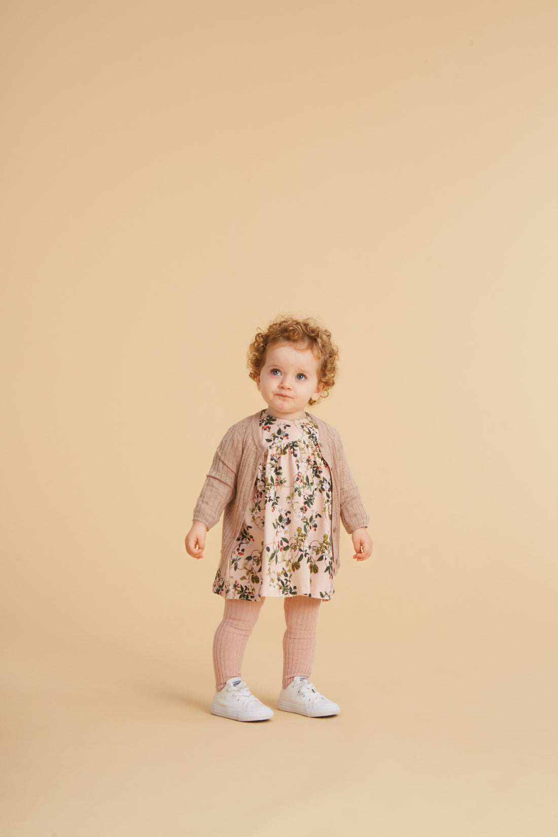 Molo Oatmeal Melange Georgette Cardigan