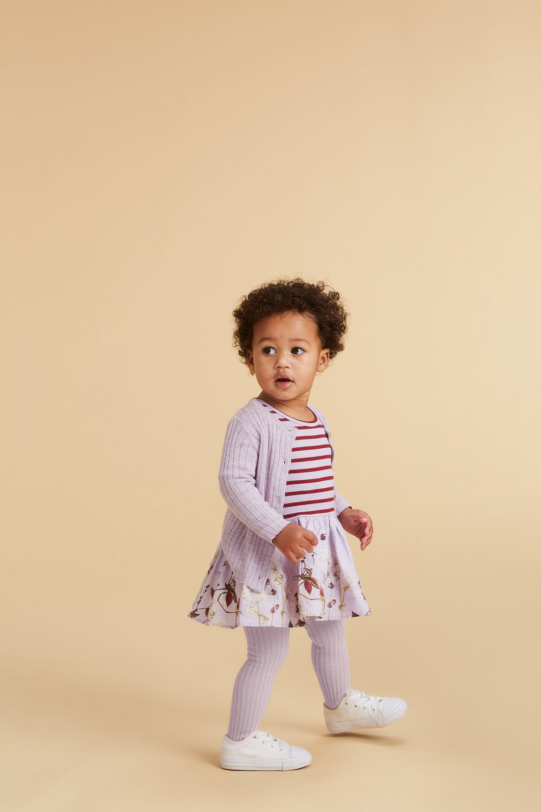 Molo Frozen Lilac Georgette Cardigan