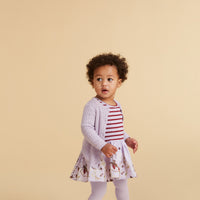Molo Frozen Lilac Georgette Cardigan