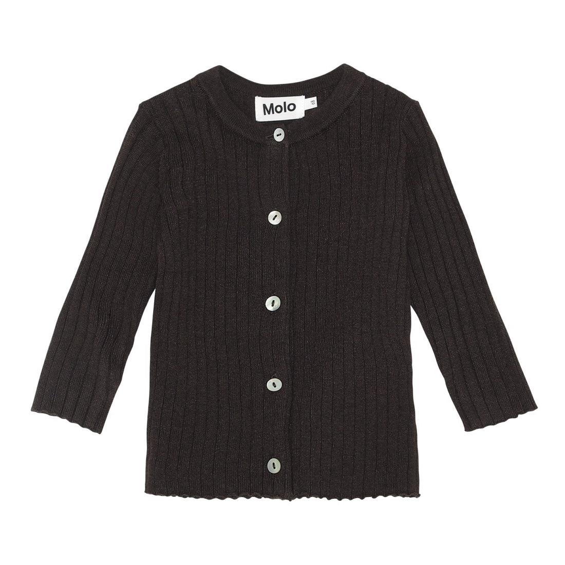 Molo Deep Oak Georgette Cardigan