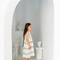Belle Chiara Blue Double Stripe Calliope Dress
