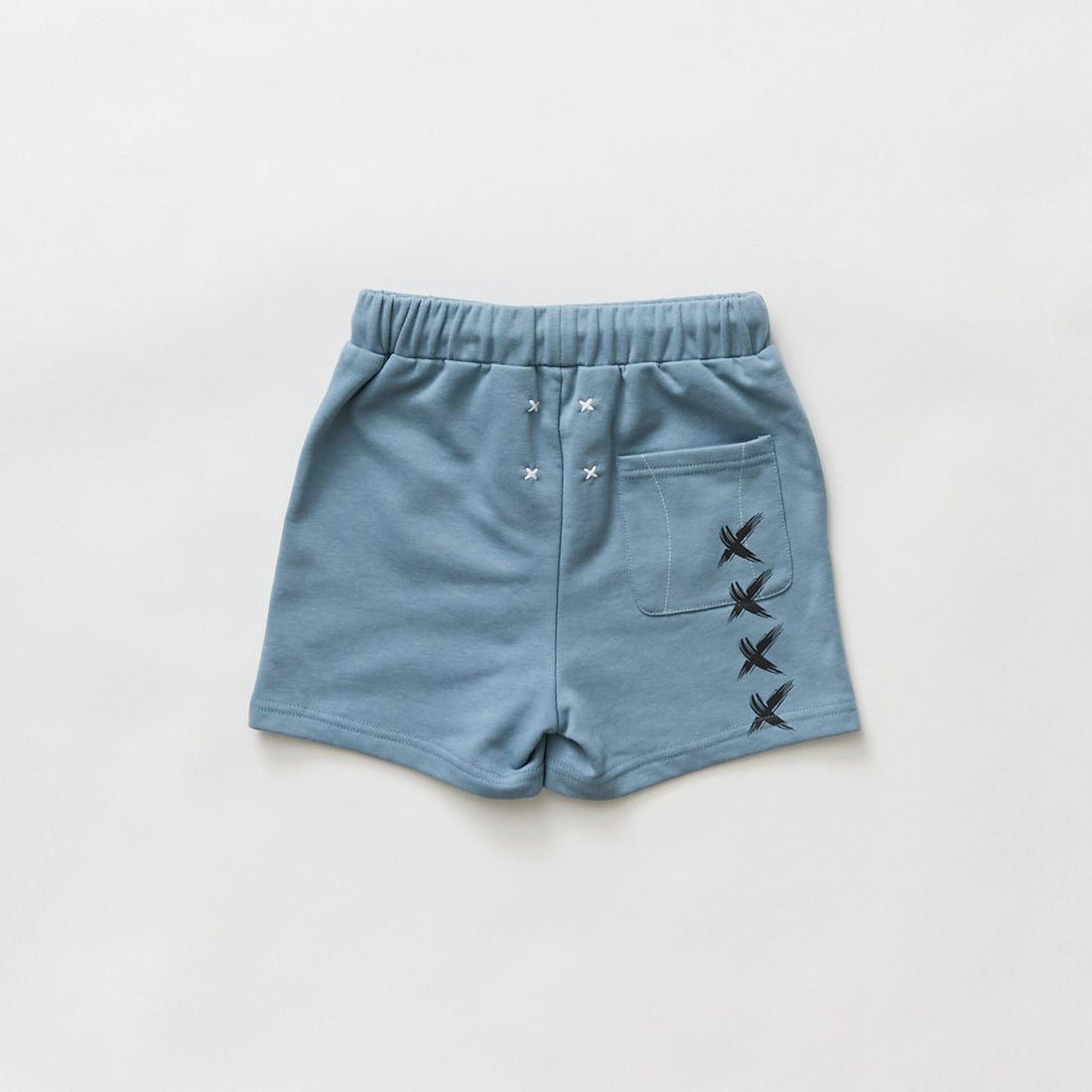 Hey kid Teal Embroidered Beach Shorts