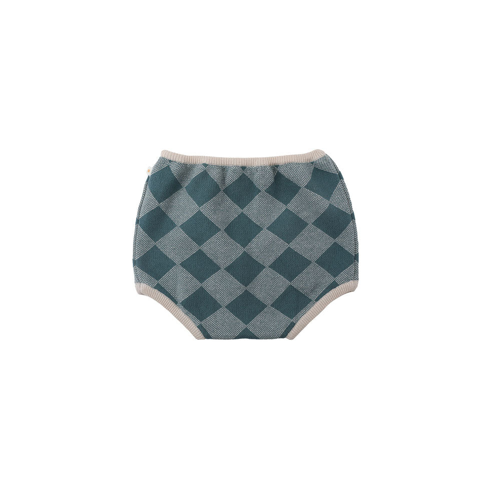 Bene Bene  Light Blue Argyle Knit Bloomers