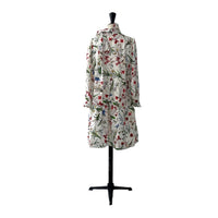 Lemoniez Flower Print Ruffled Hem Tango Dress