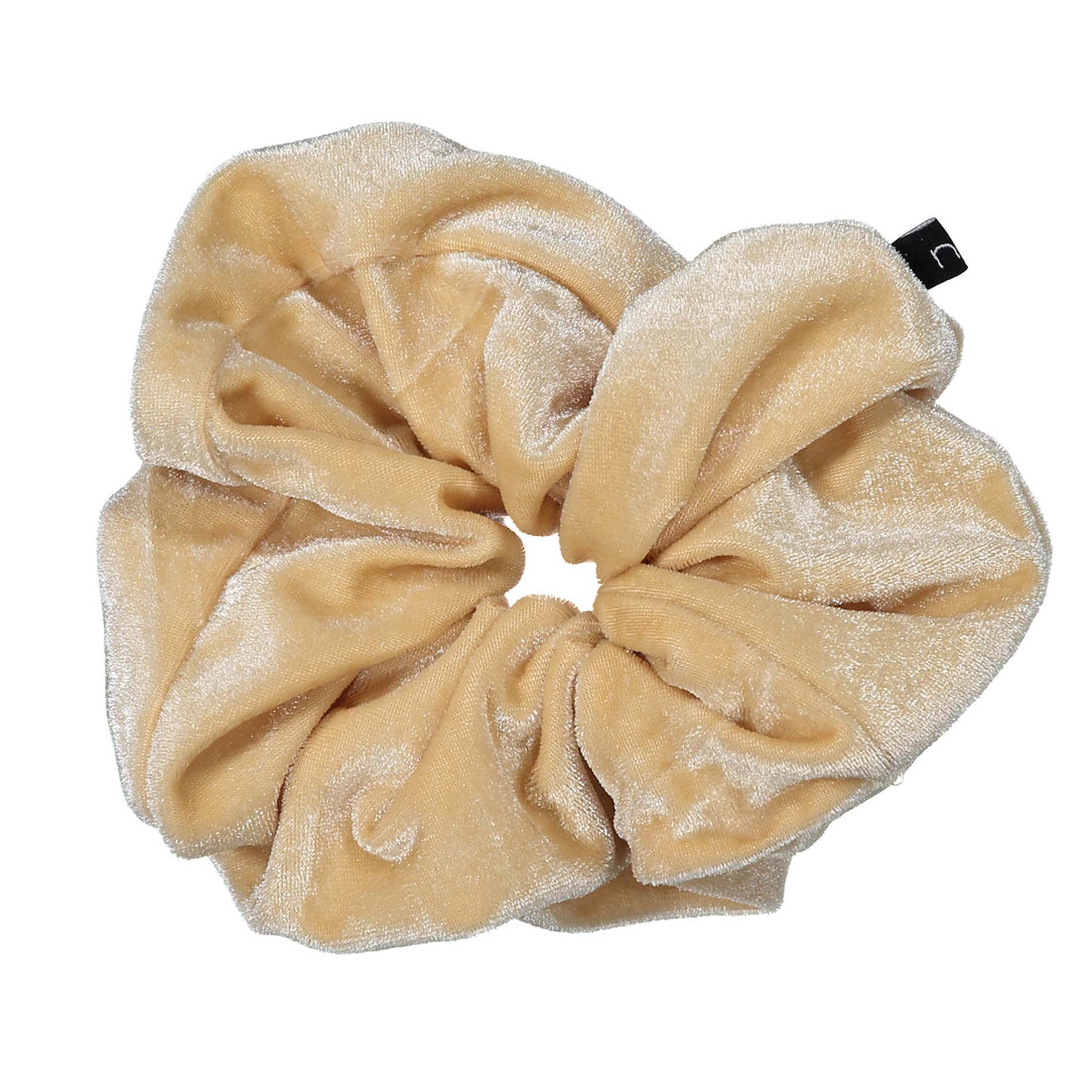 Knot Hairbands Velvet Scrunchie // Cream