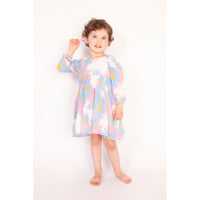 Morley Pink Daisy Penny Bubble Dress