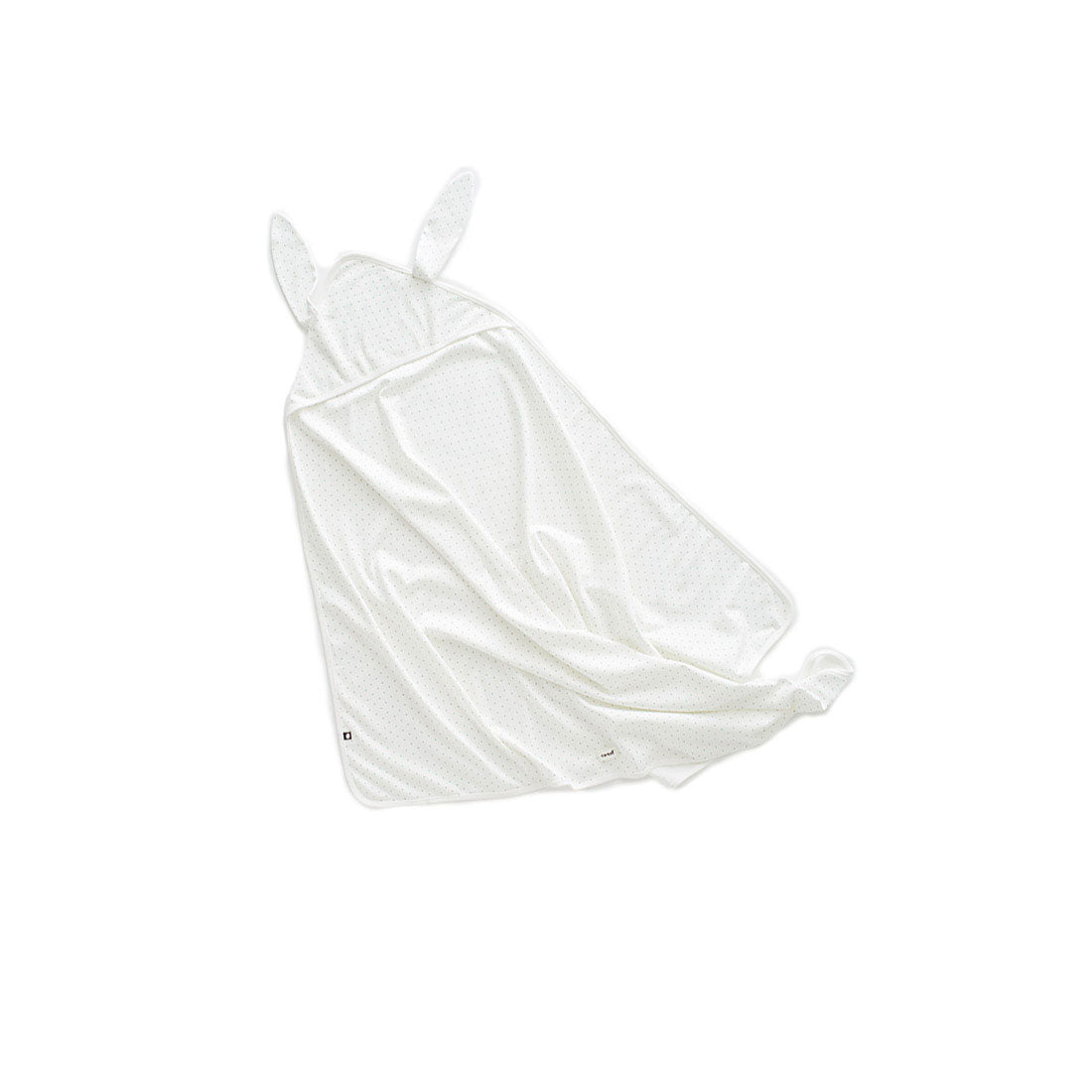 Oeuf White/Green Dots Bunny Swaddle