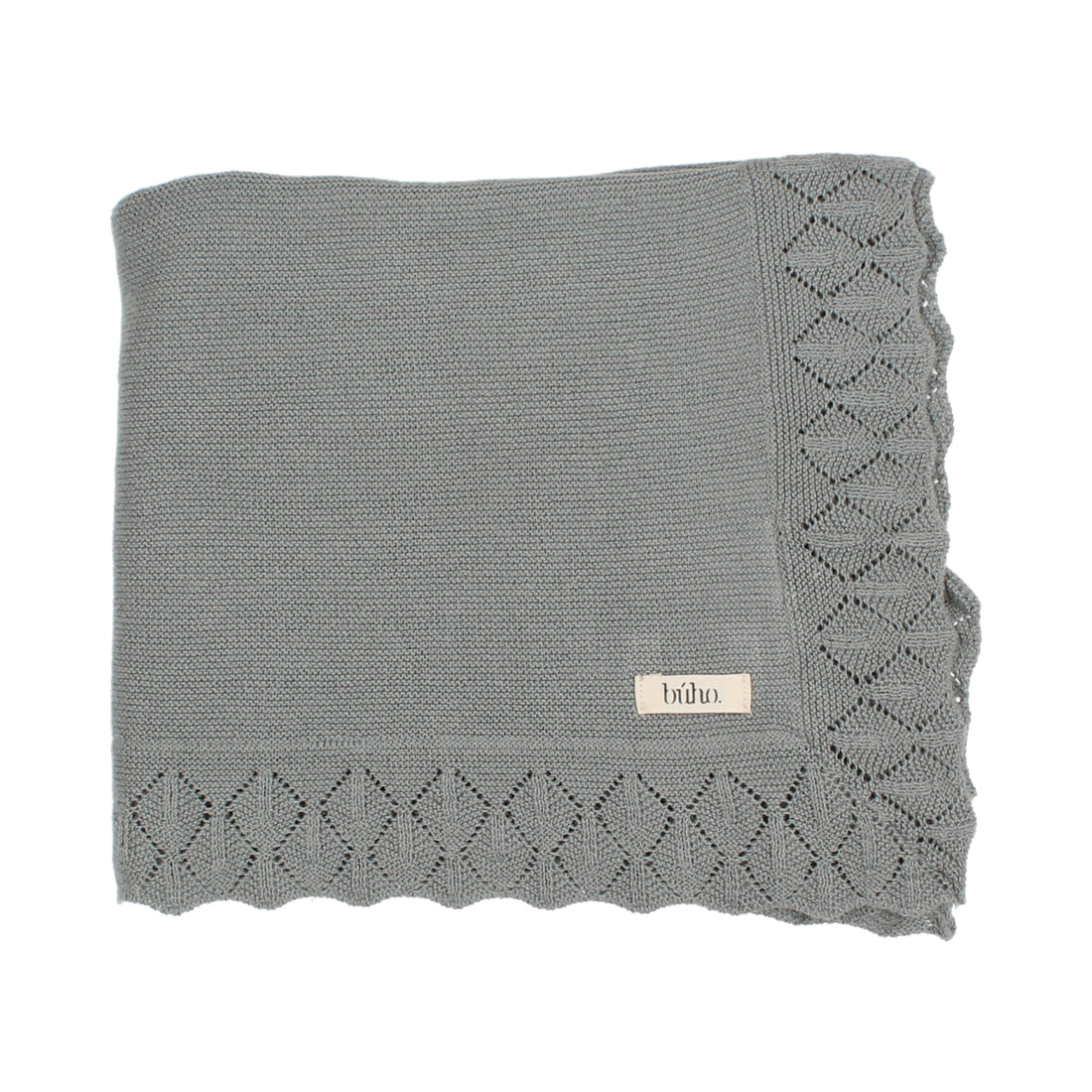 Buho Eucalyptus  NB Knit Blanket