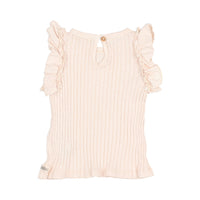 Buho Rose Baby Rib Ruffle Tee