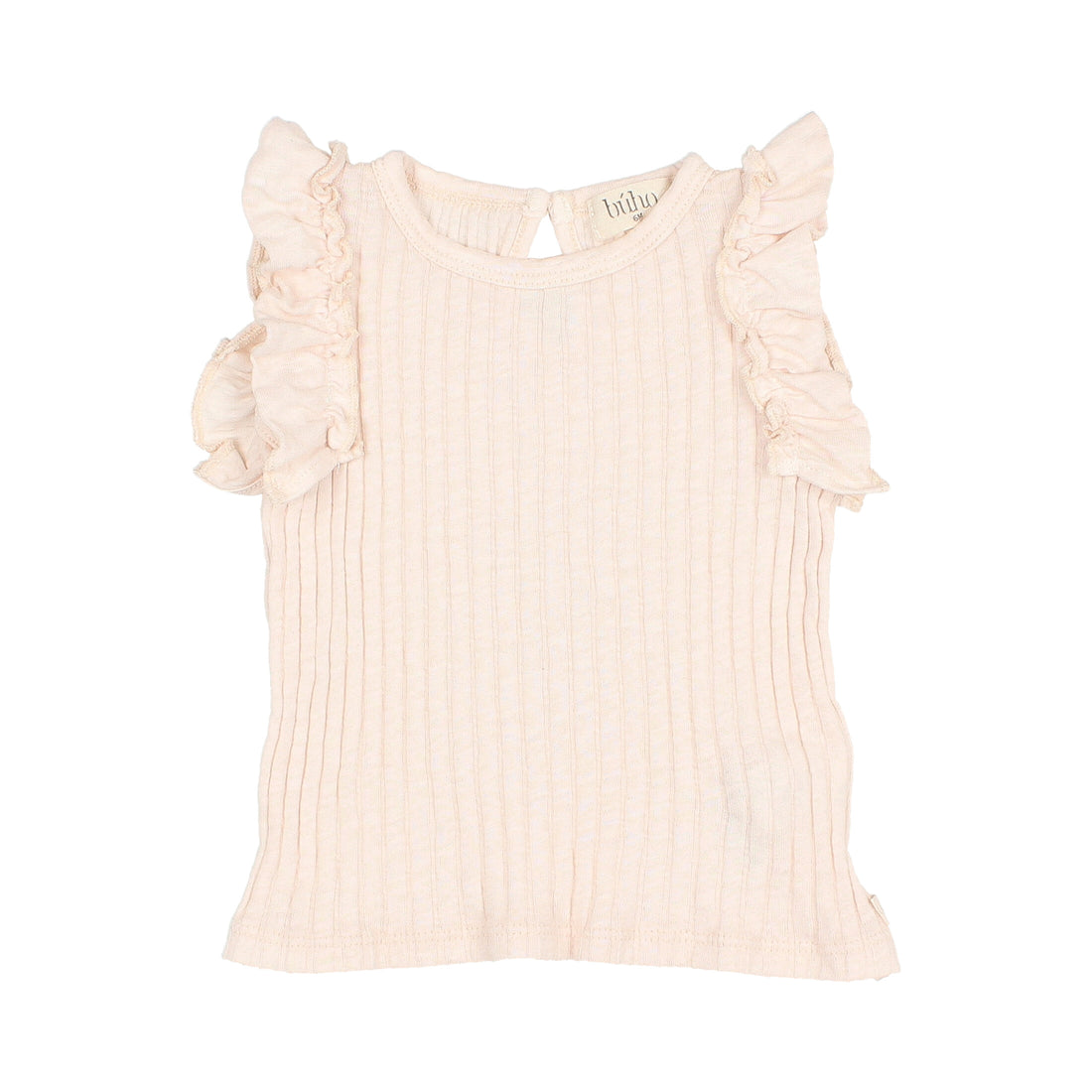 Buho Rose Baby Rib Ruffle Tee