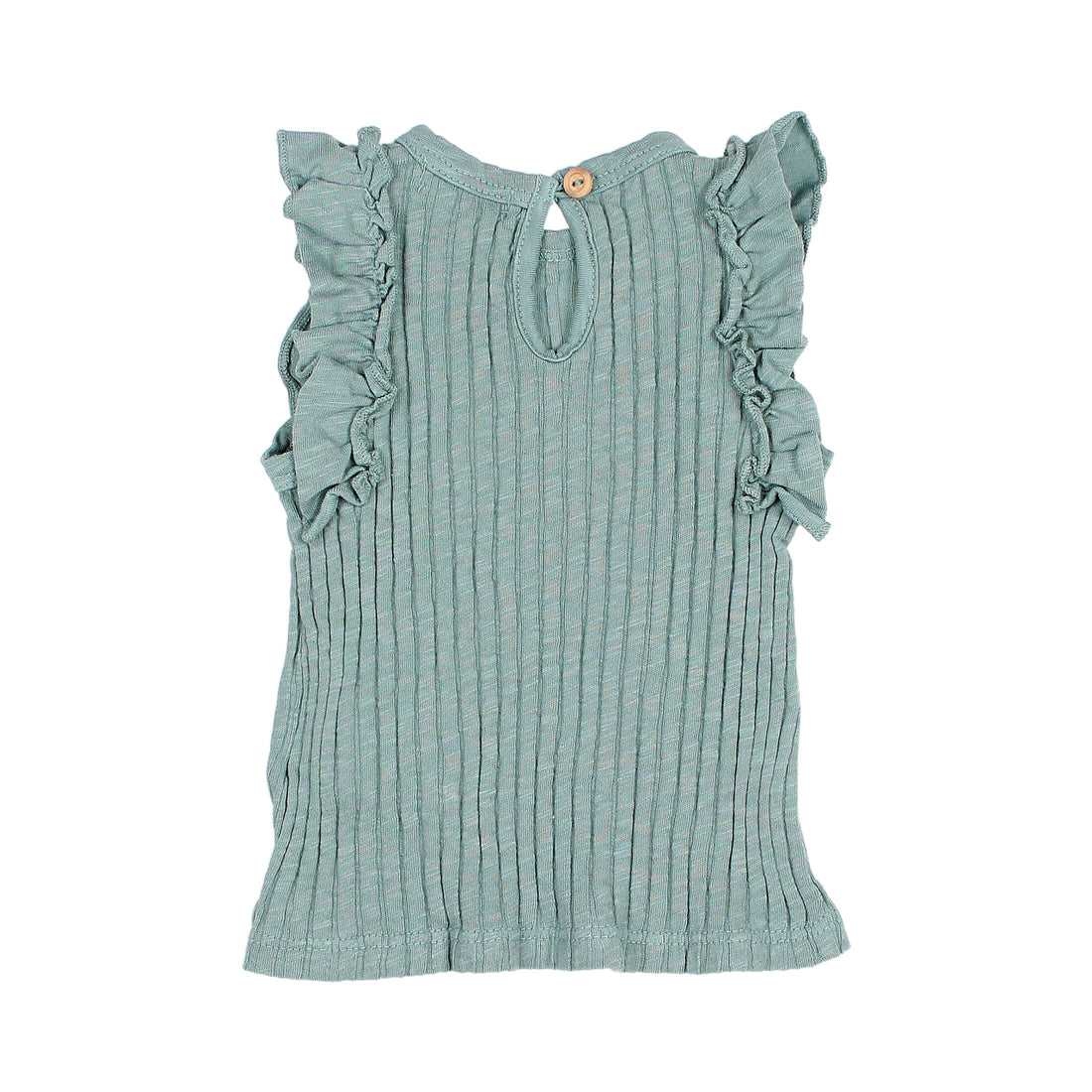 Buho Sea Pine Baby Rib Ruffle Tee