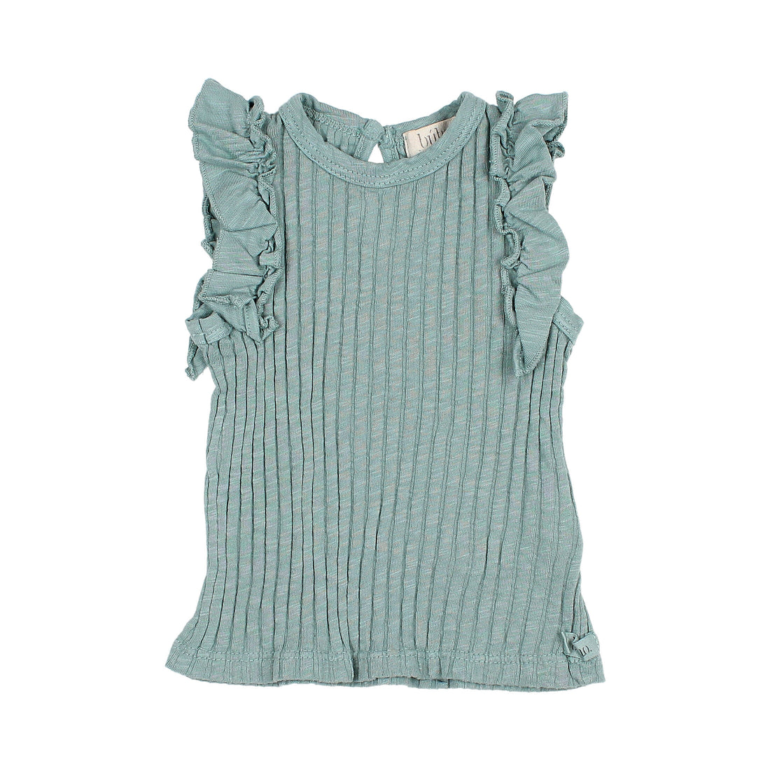 Buho Sea Pine Baby Rib Ruffle Tee