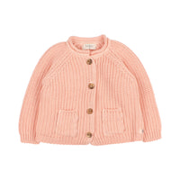 Buho Apricot Baby Cotton Knit Cardigan