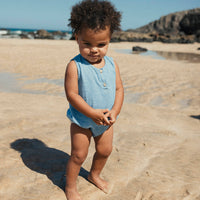 Buho Denim Baby Romper