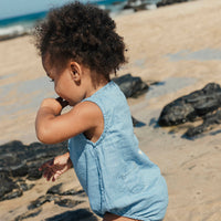 Buho Denim Baby Romper