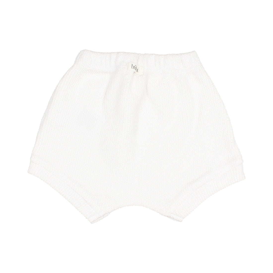 Buho White Baby Rib Cordele Shorts