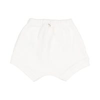 Buho White Baby Rib Cordele Shorts