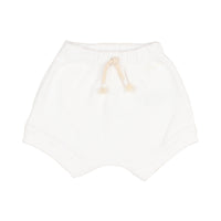 Buho White Baby Rib Cordele Shorts