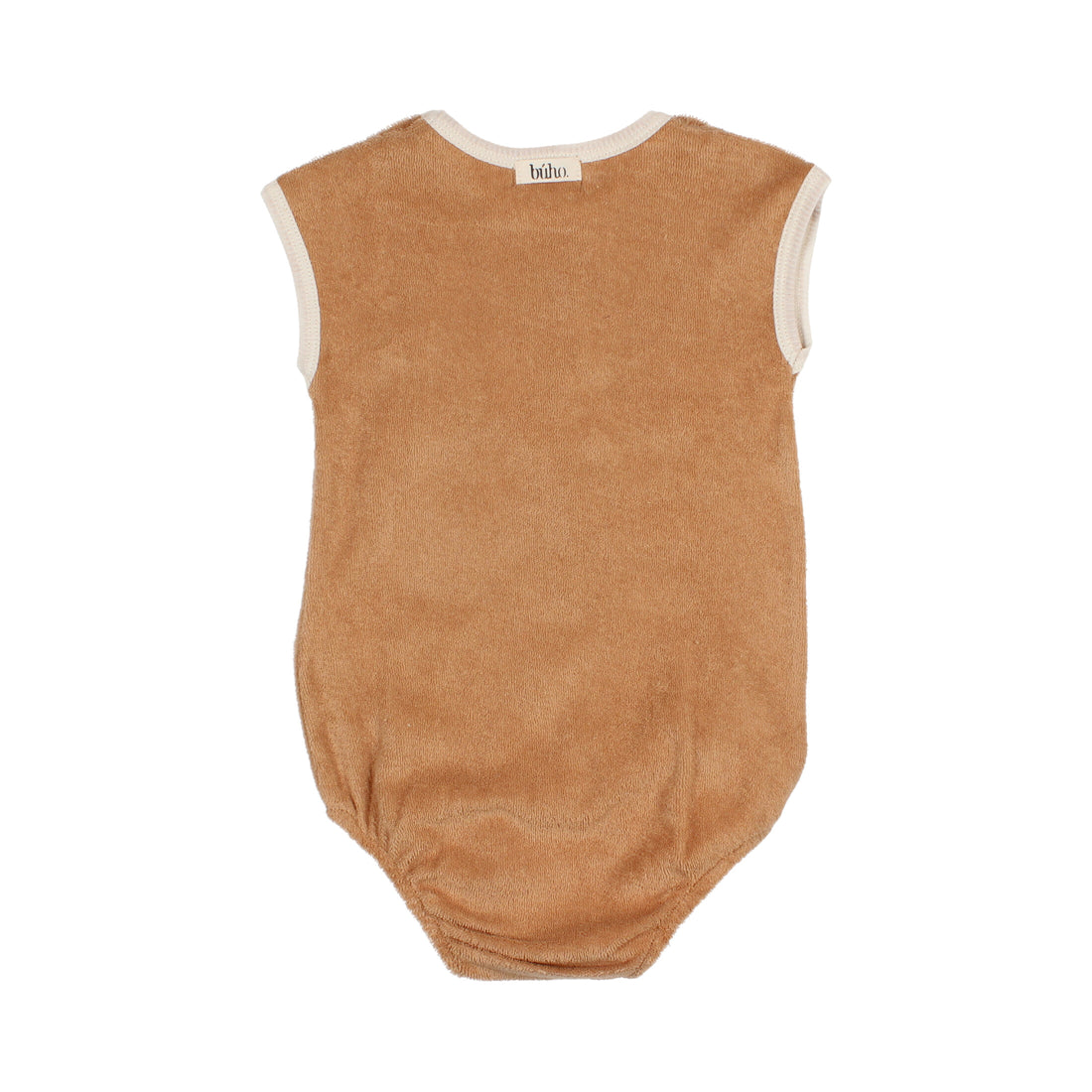 Buho Caramel Baby Terry Cloth Romper