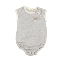 Buho Grey Baby Terry Cloth Romper