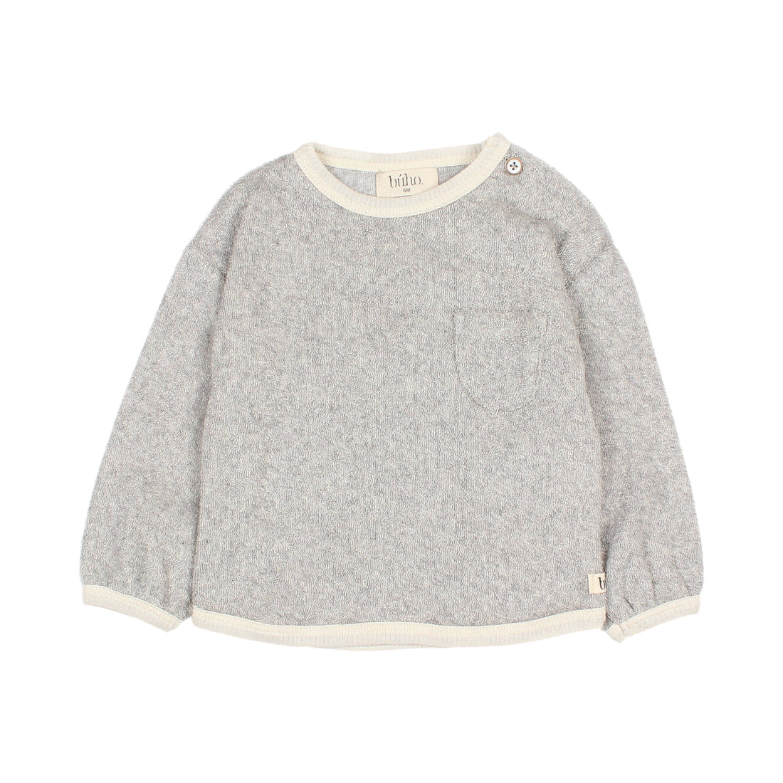 Buho Grey Baby Terry Cloth Sweatshirt