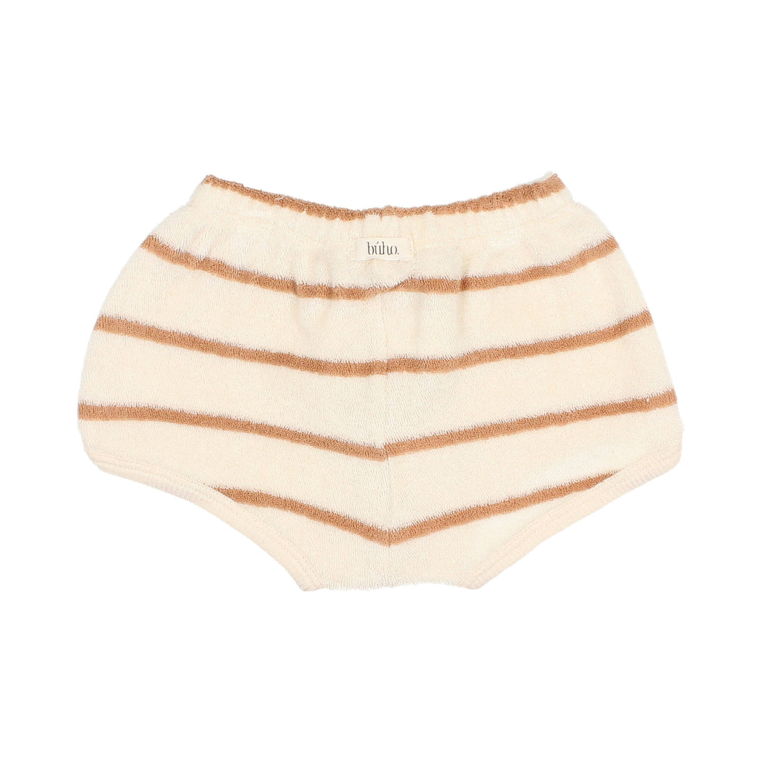 Buho Ecru Stripes Baby Terry Cloth Shorts