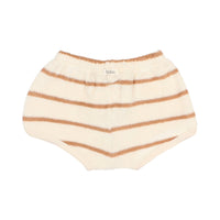 Buho Ecru Stripes Baby Terry Cloth Shorts