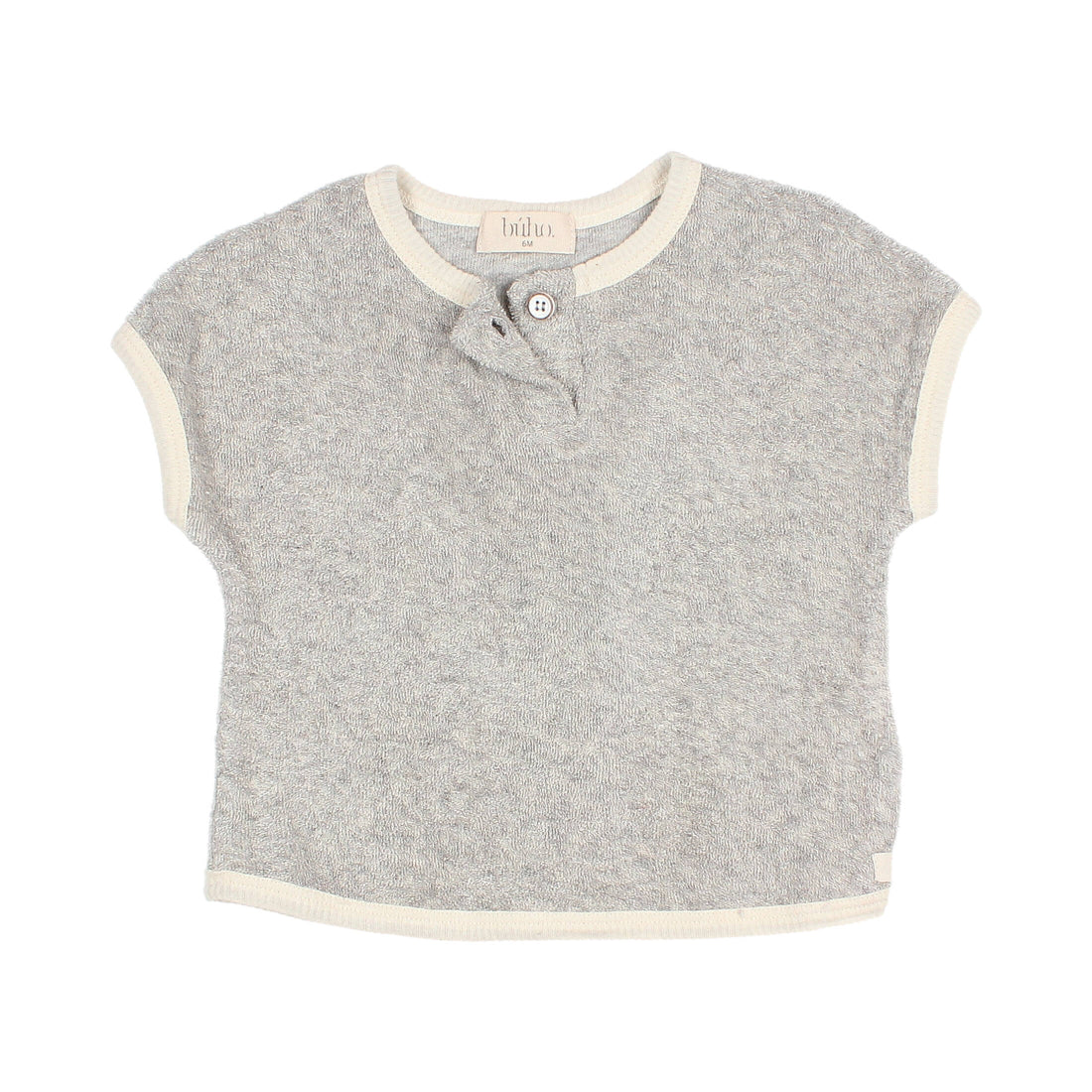 Buho Grey Baby Terry Cloth Tee
