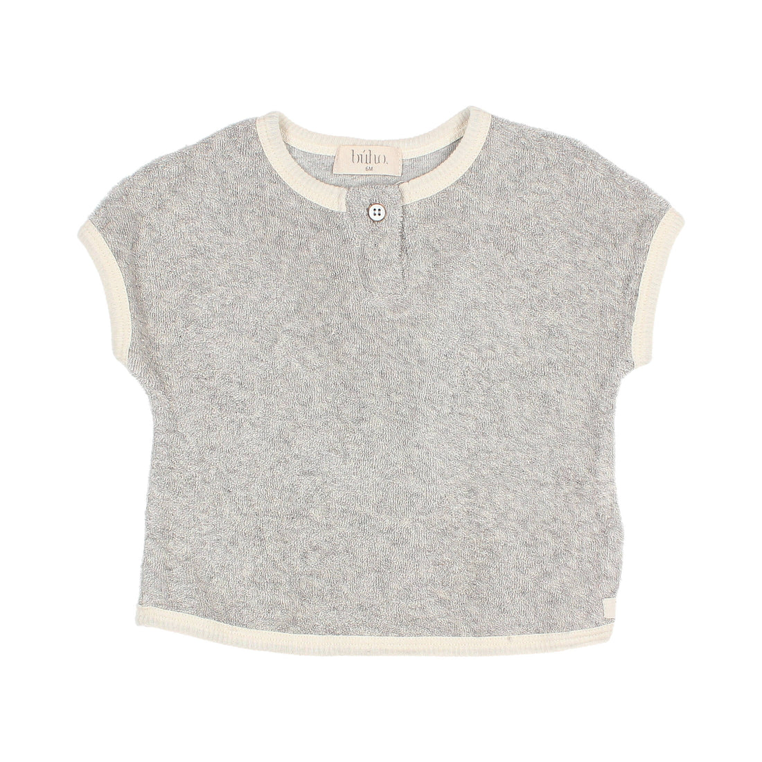 Buho Grey Baby Terry Cloth Tee